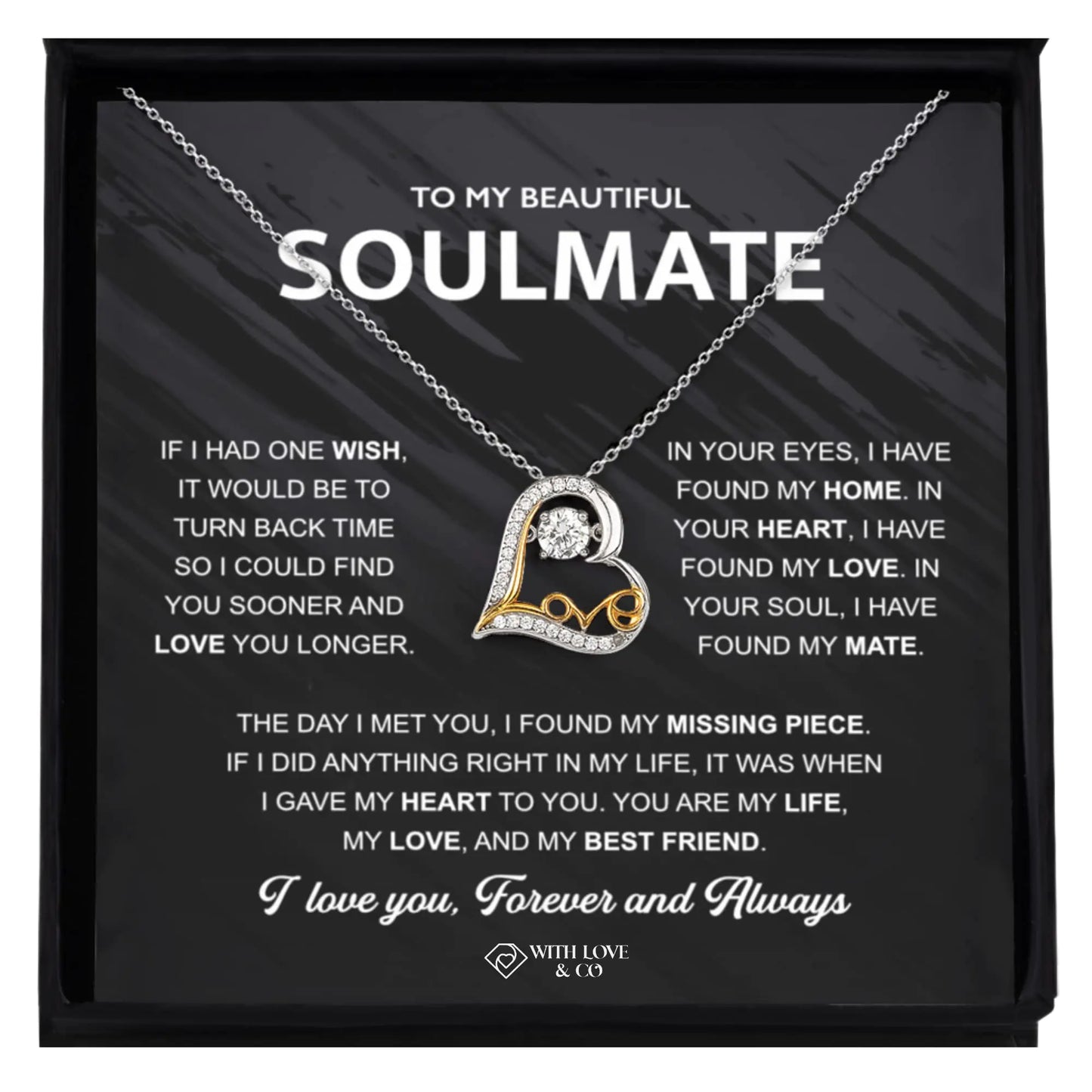 Soulmate Necklace - Love You Can Feel